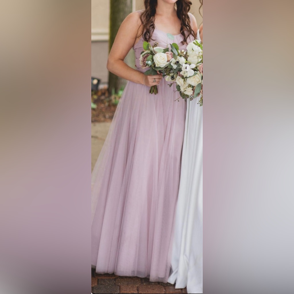 Revelry Pippa Tulle Dress - Dusty Quartz Pink Bridesmaid